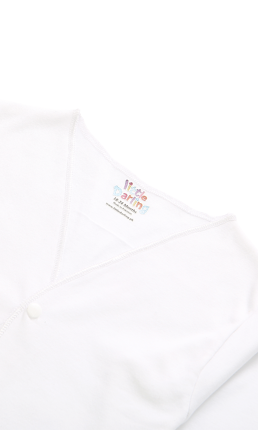 Baby Cotton Vest White