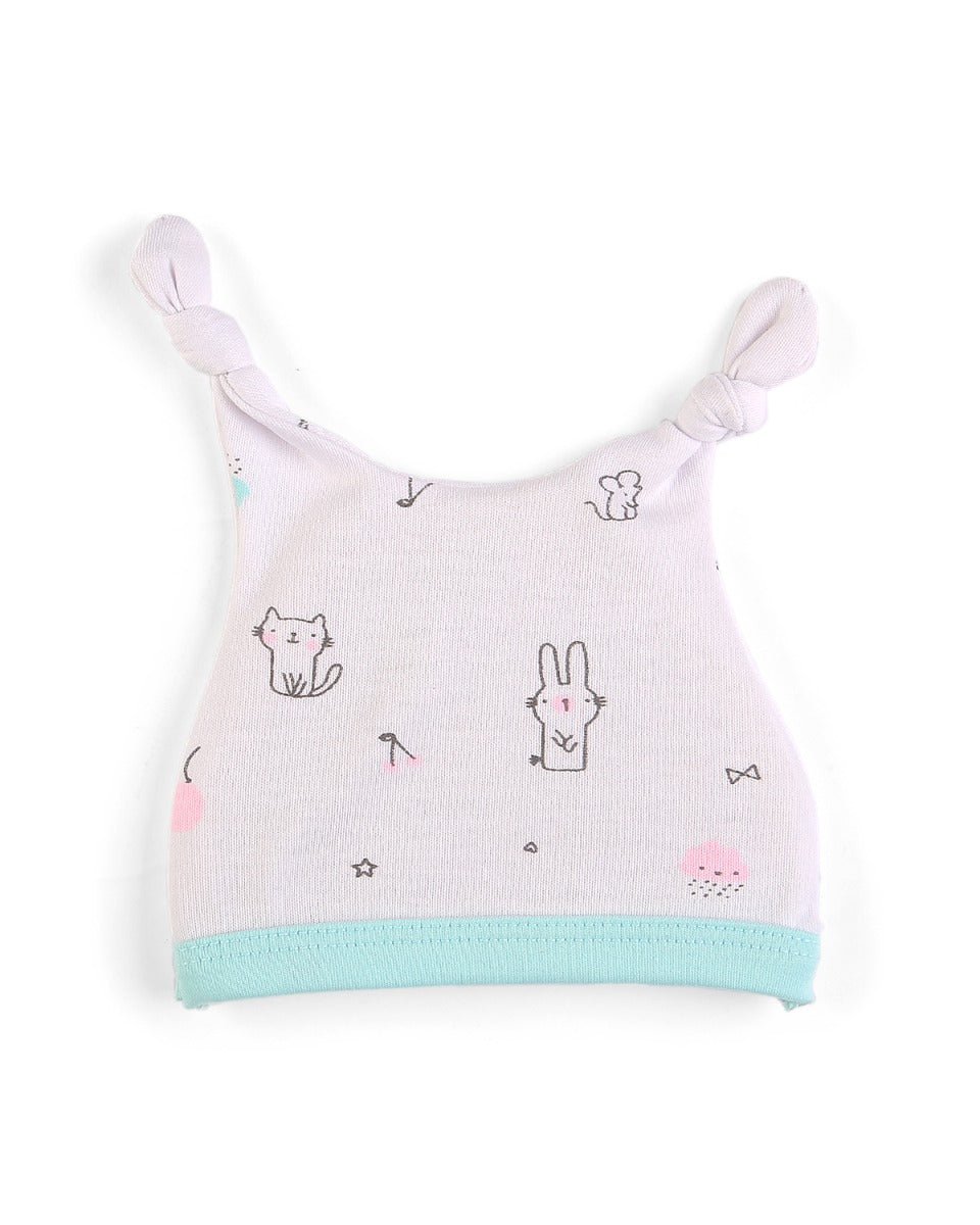 Mint Pink Happy Cat 6 Pcs - 0251292