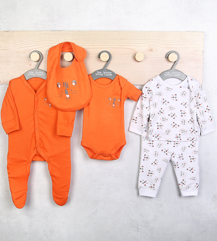 Orange Grey Roar 5 Pcs - 0266493