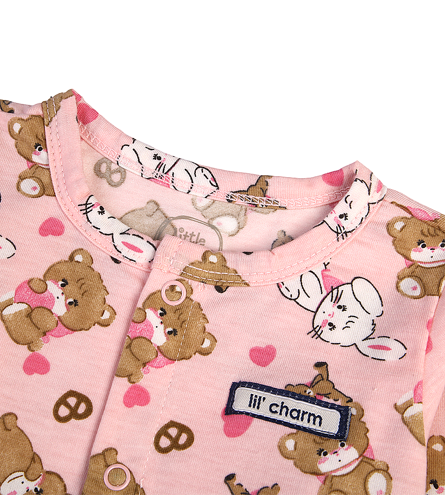 Girls 2 Pcs Night Suit - 0289600