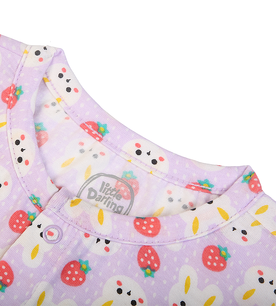Girls 2 Pcs Night Suit - 0289667