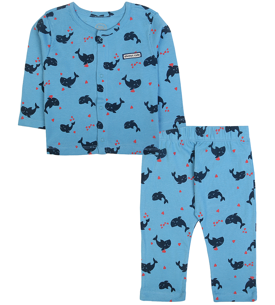 Girls 2 Pcs Night Suit - 0289682