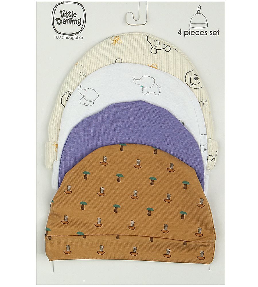 Boys Caps Pack Of 4 - 0289760