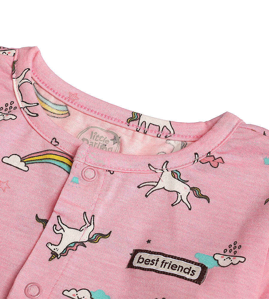 Girls 2 Pcs Night Suit - 0290819