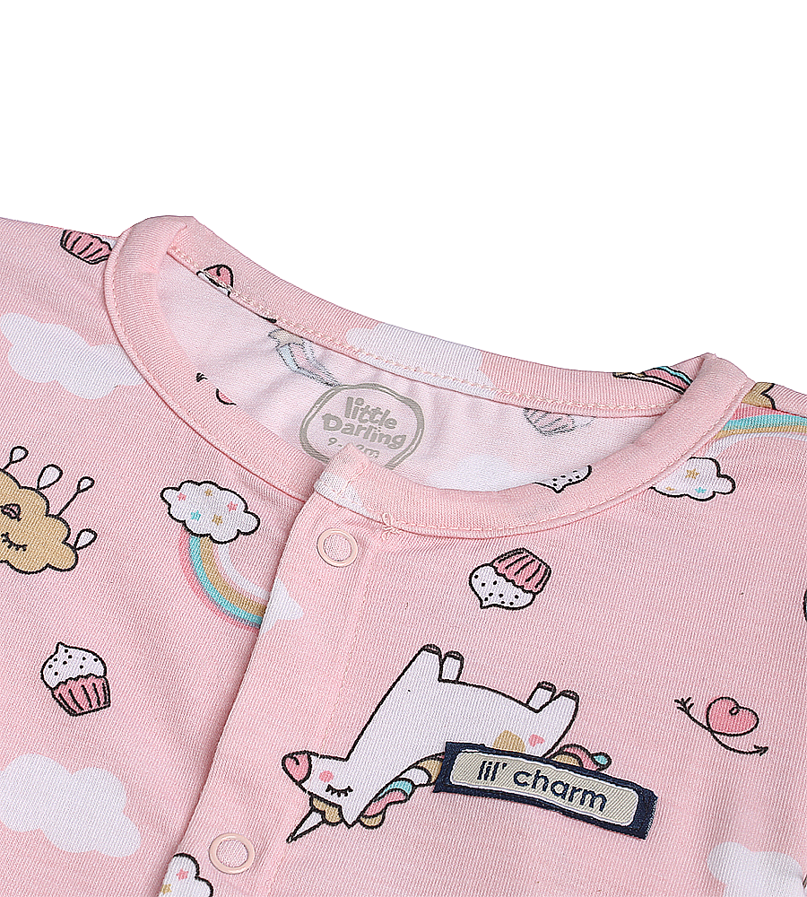 Girls 2 Pcs Night Suit - 0290824