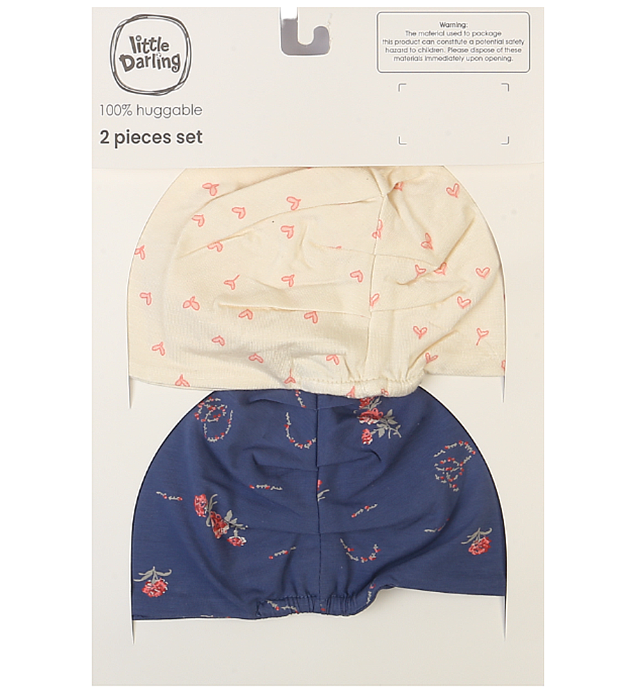 Girls Caps Pack Of 2 - 0291219