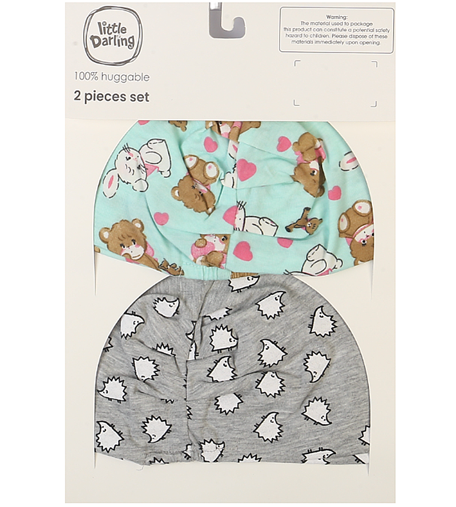 Girls Caps Pack Of 2 - 0291219