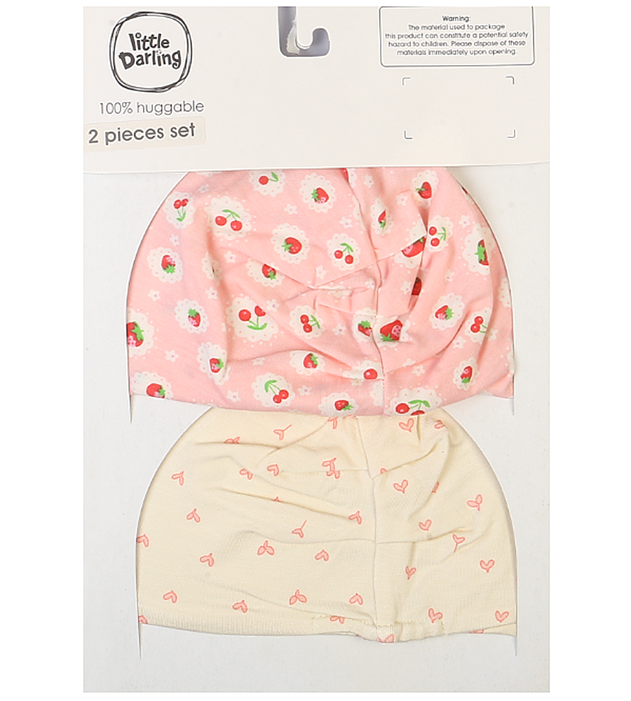 Girls Caps Pack Of 2 - 0291219