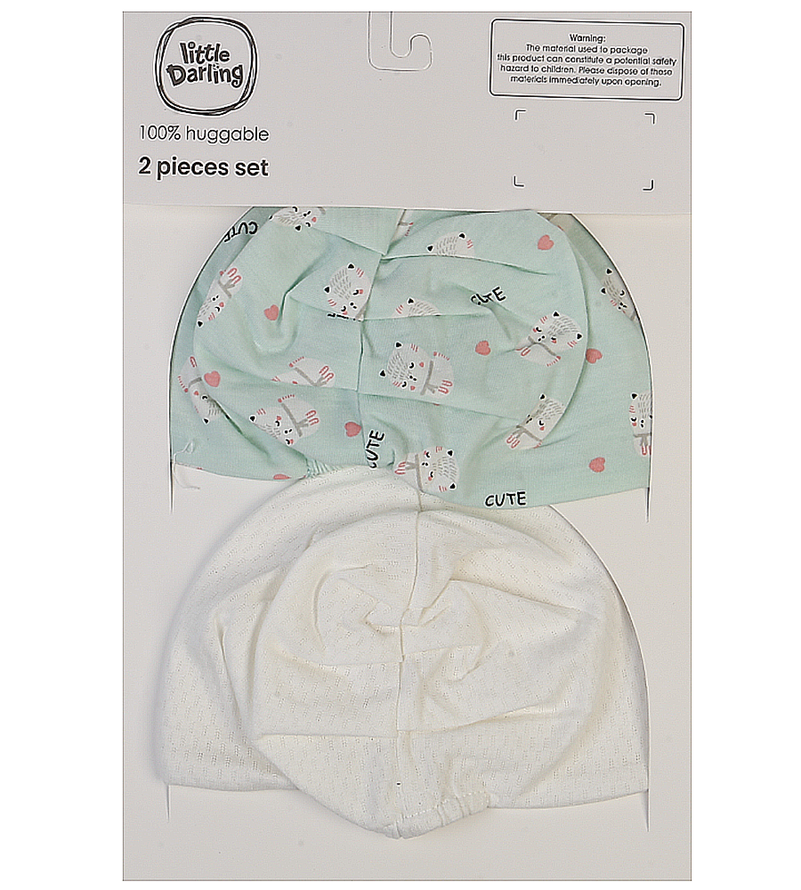 Girls Cap Pack Of 2 - 0291219