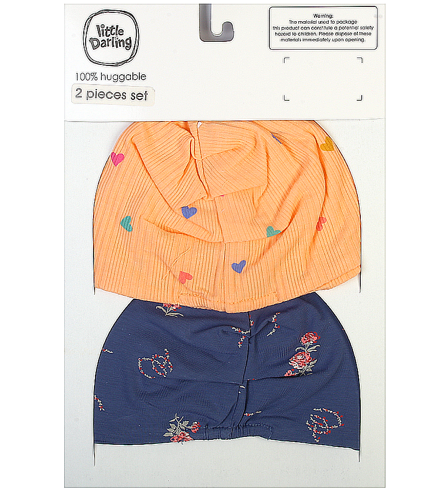 Girls Cap Pack Of 2 - 0291219