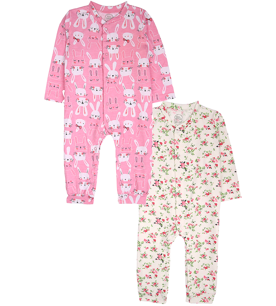 Girls Sleep Suit Pack Of 2 - 0291253