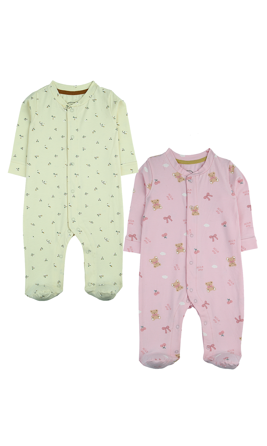 Girls Sleep Suit Pack Of 2 - 0303215