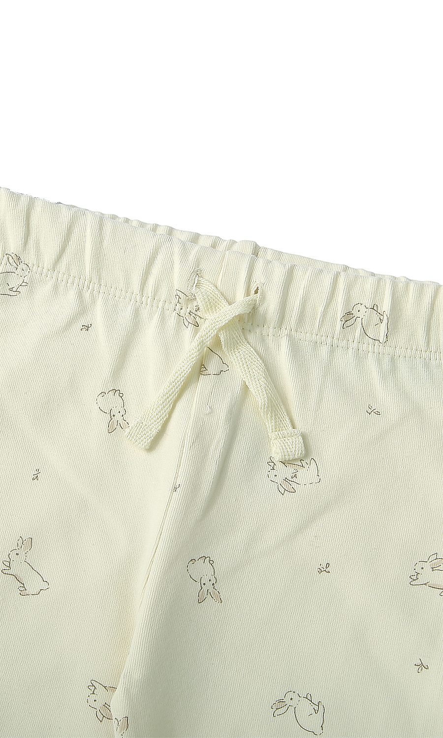 Baby Boys 6-Piece Gift Set Dusty Rose Ribbed & Cream Bunny Print Newborn Layette