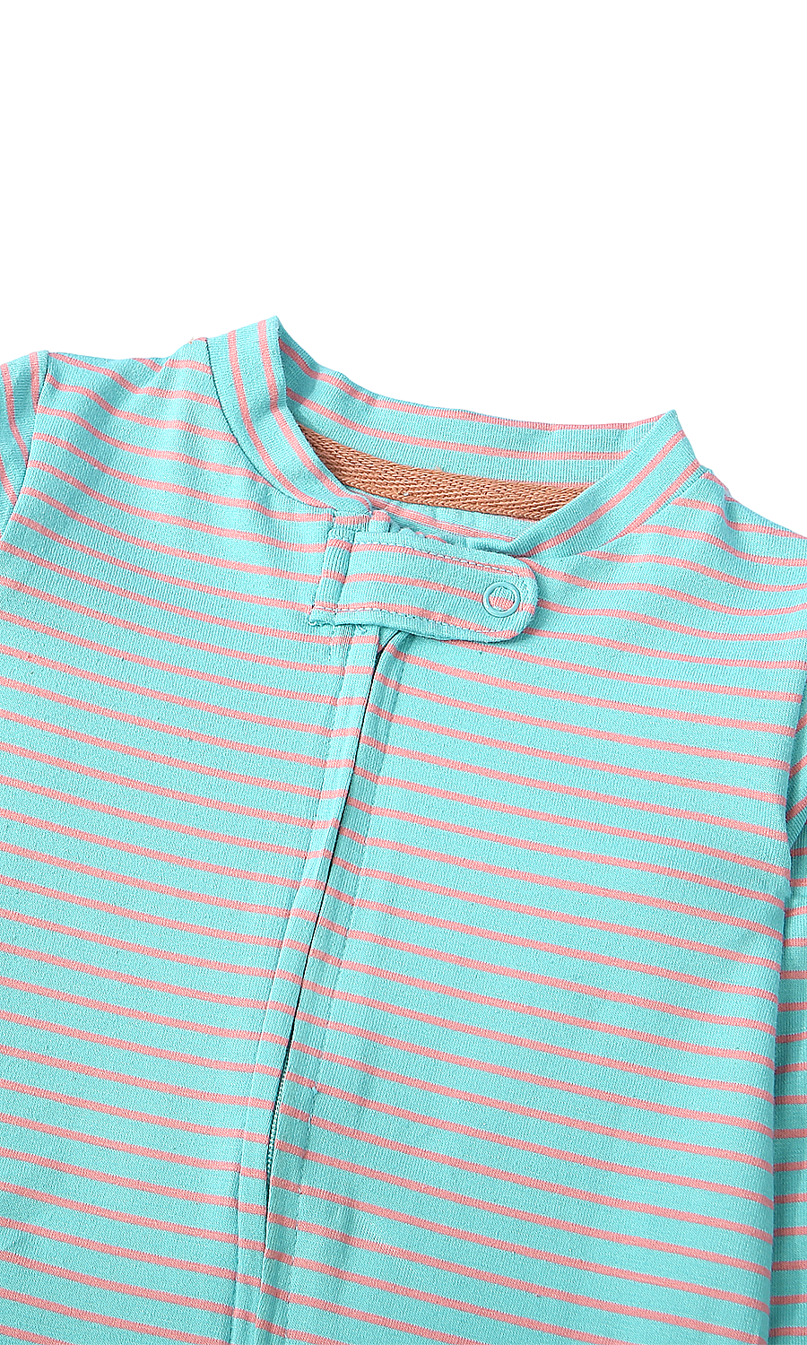 Baby Sleep Suit Pack of 2 White Number Print & Mint Striped