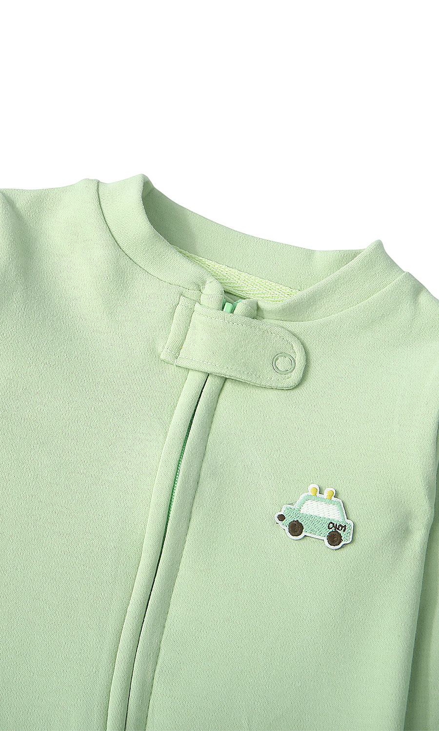 Baby Footed Romper Pack of 2 Green Striped