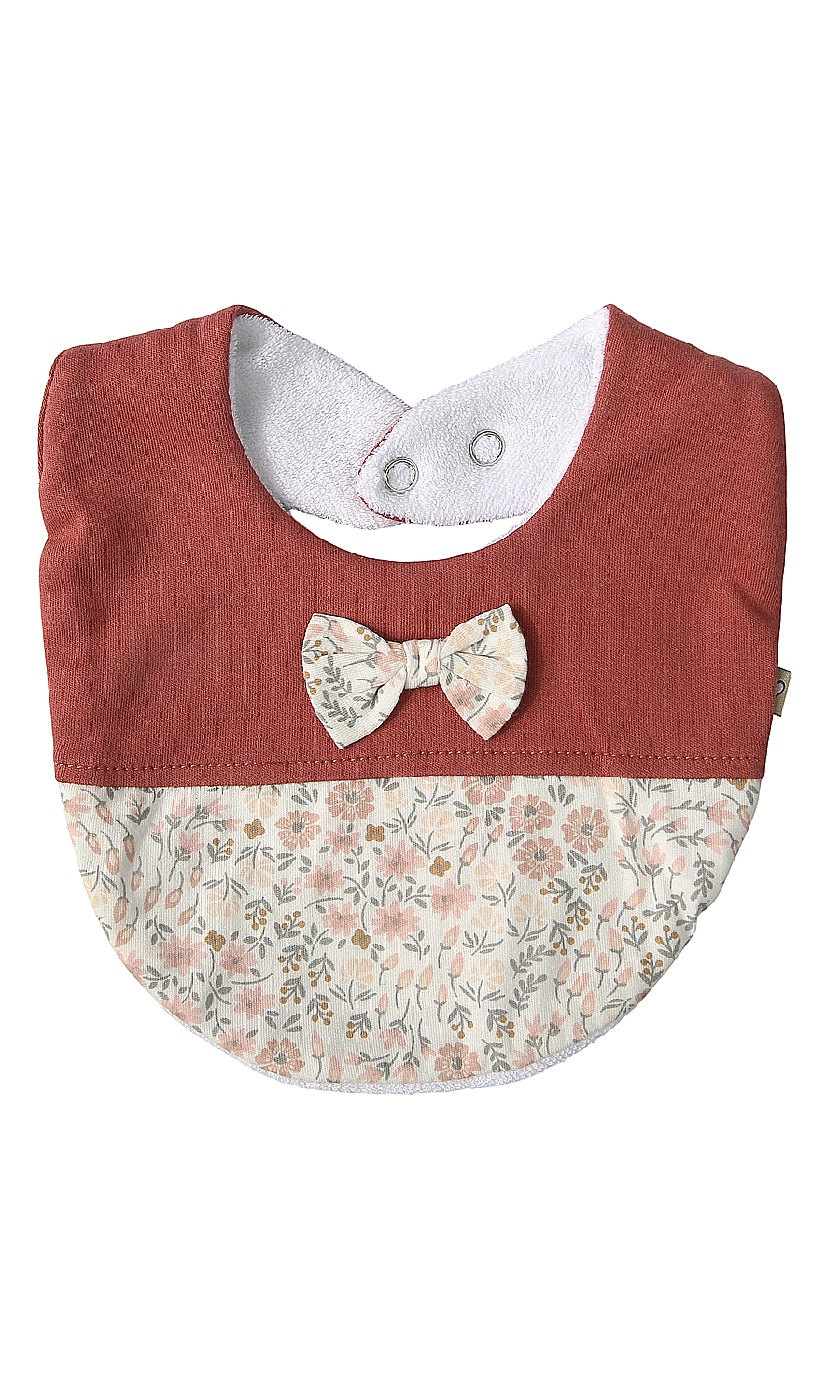 Baby Girl Gift Set 6 Piece Rust Floral Print