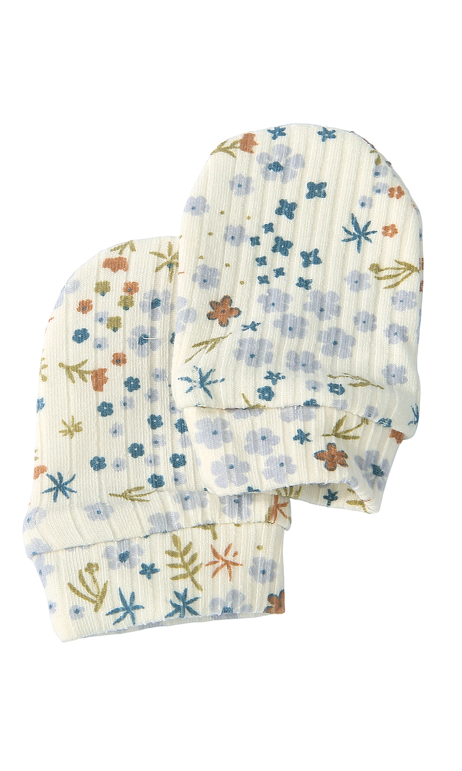 Baby Floral Print Pointelle 6-Piece Gift Set Blue