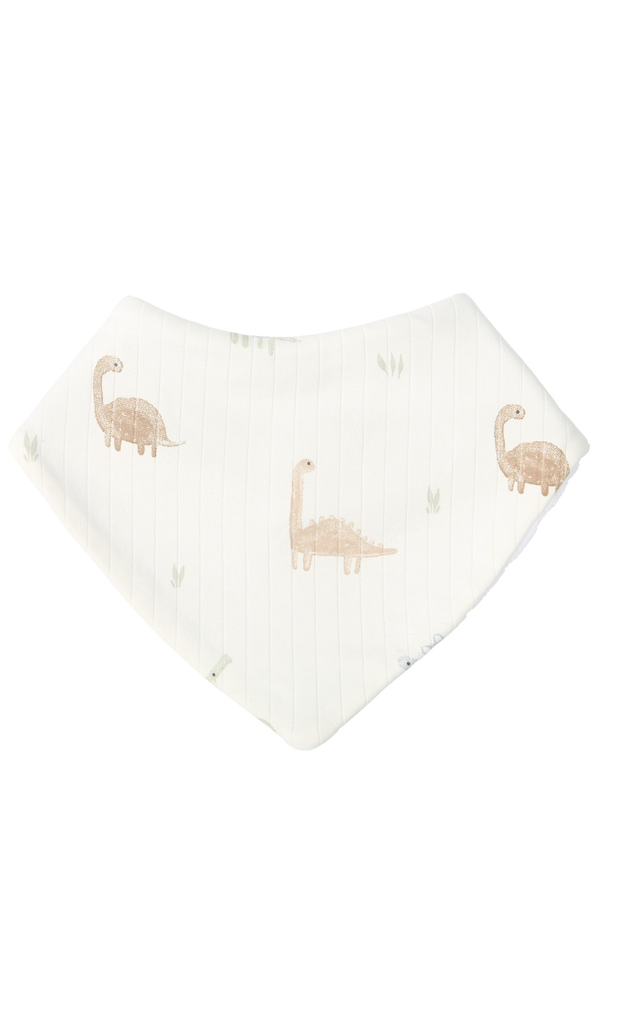 Baby Dinosaur Print Ribbed 6-Piece Gift Set Cream Green