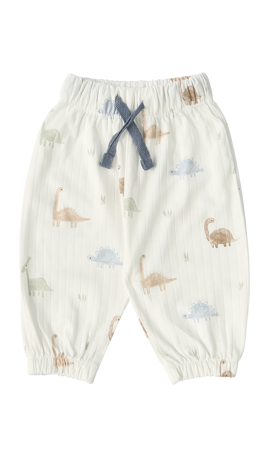 Baby Dinosaur Print Ribbed 6-Piece Gift Set Cream Green