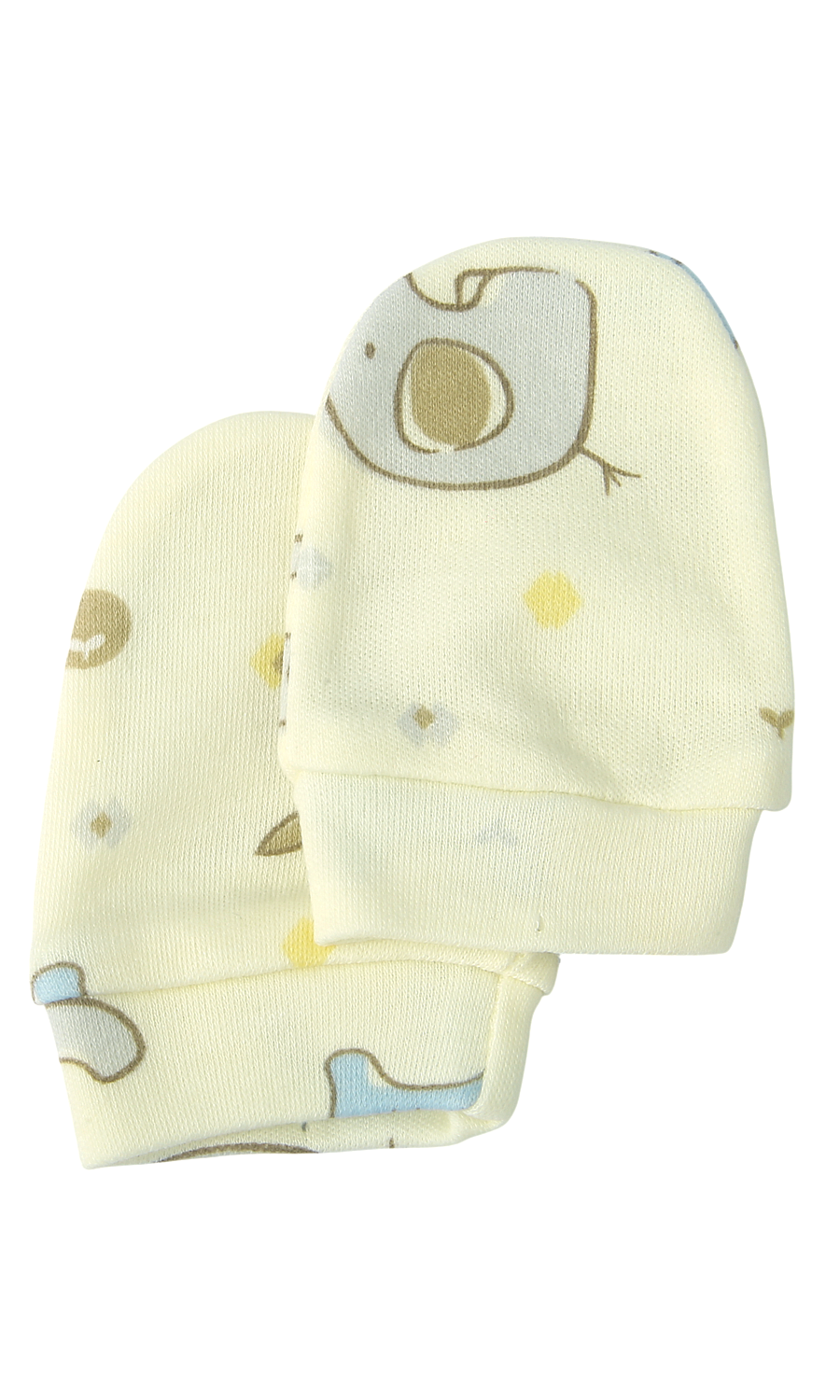 Baby Safari Animal Print 6-Piece Gift Set Cream