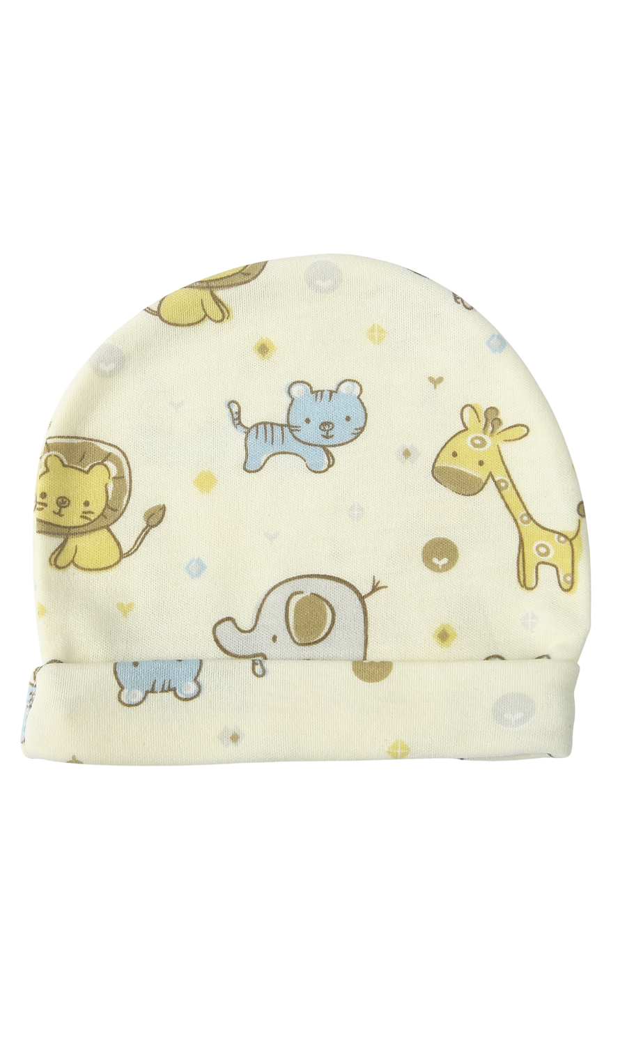 Baby Safari Animal Print 6-Piece Gift Set Cream