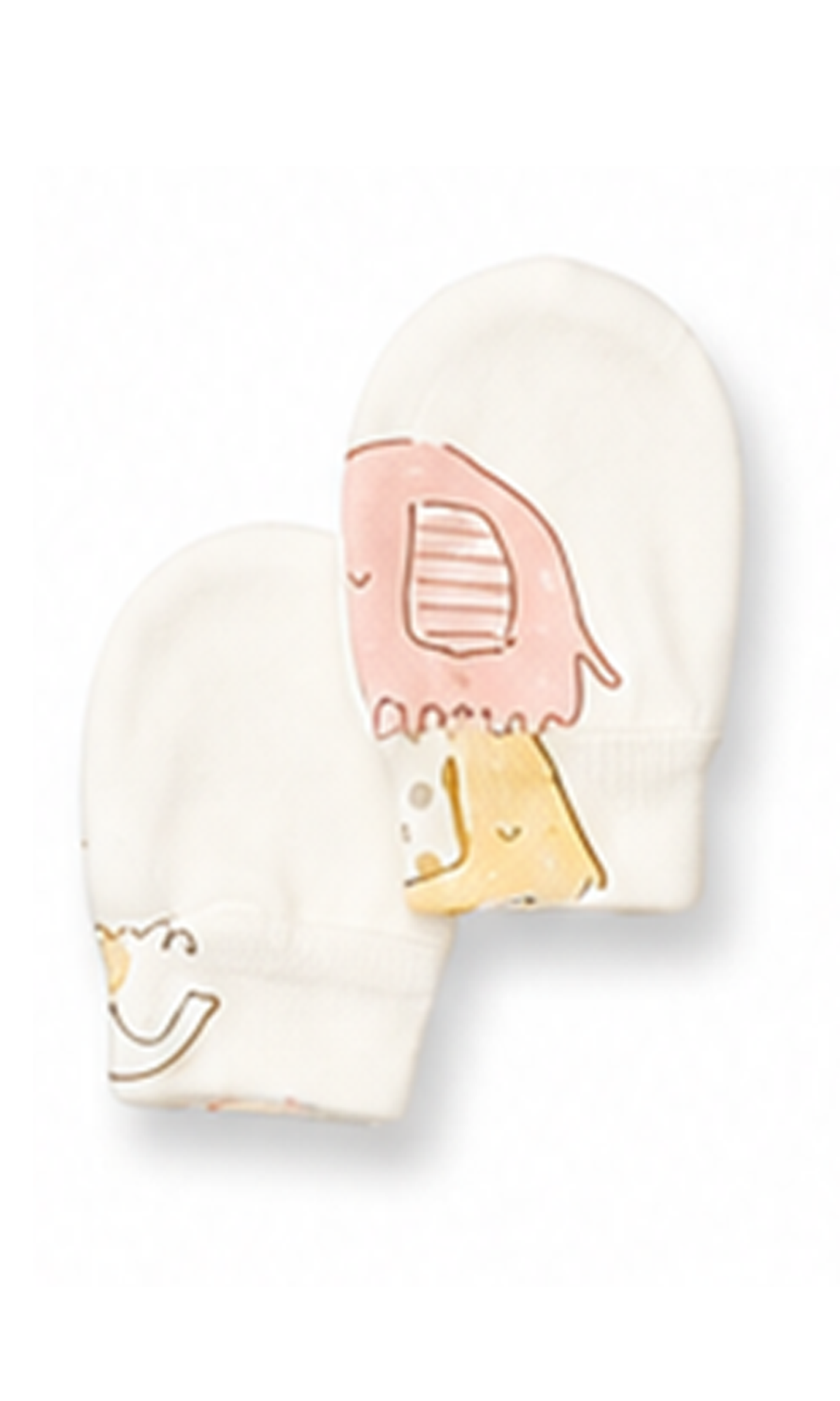Baby 6-Piece Gift Set Off-White Elephant Print