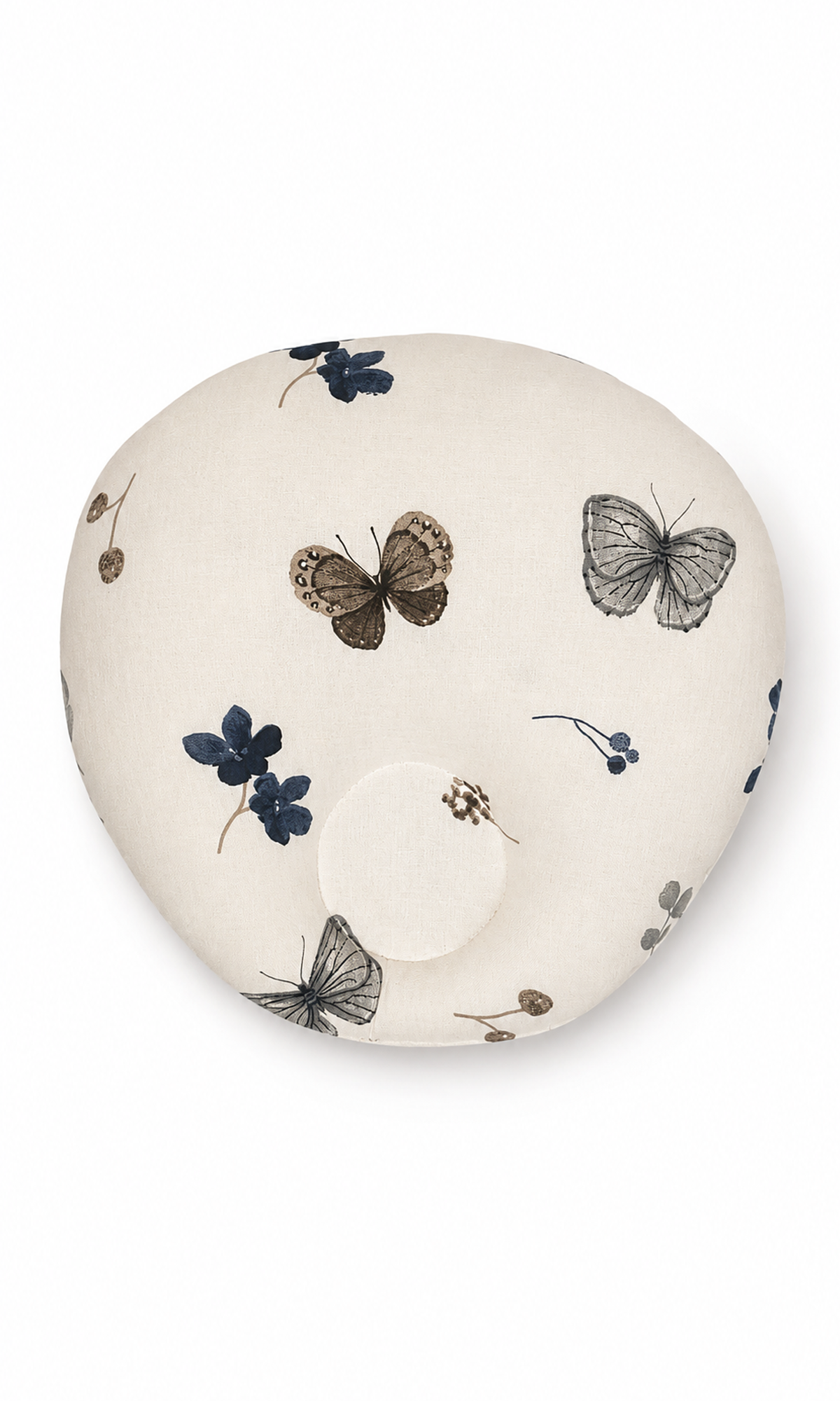 Baby Carry Nest Navy Blue Butterfly Print