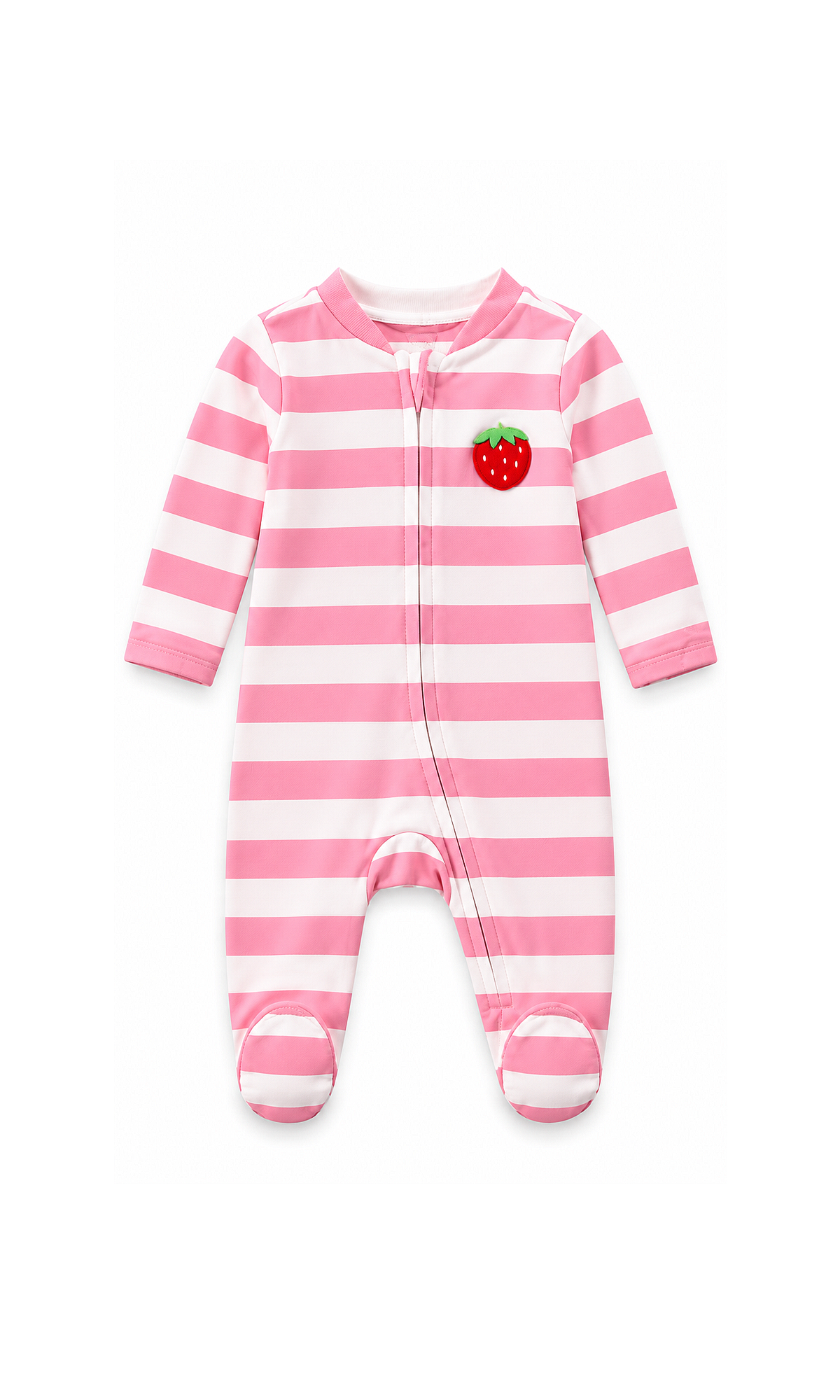 Newborn Baby Gift Set Pink & White Striped Cartoon Print