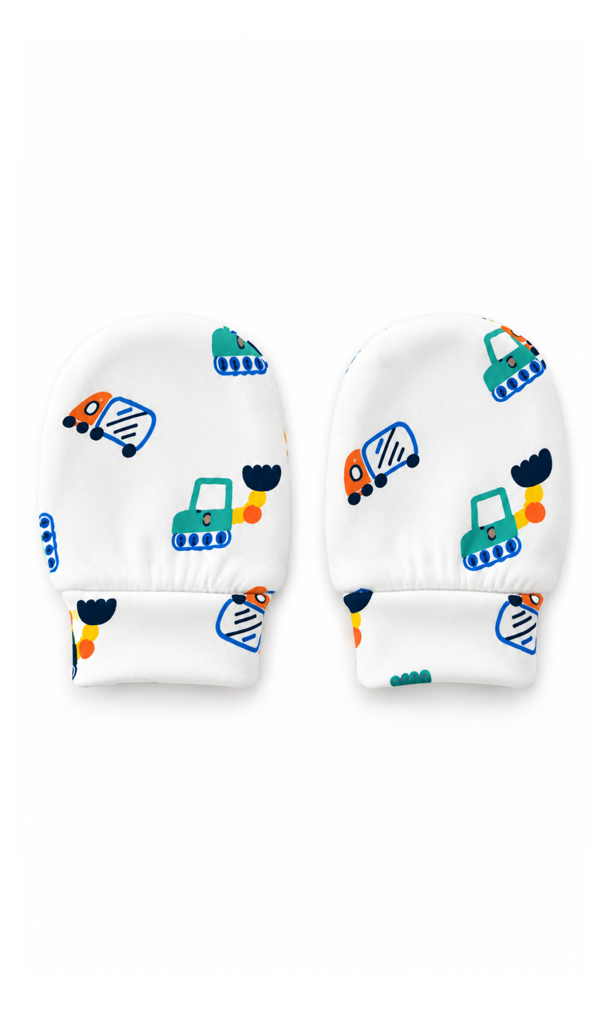 Newborn Baby Gift Set White Train Print