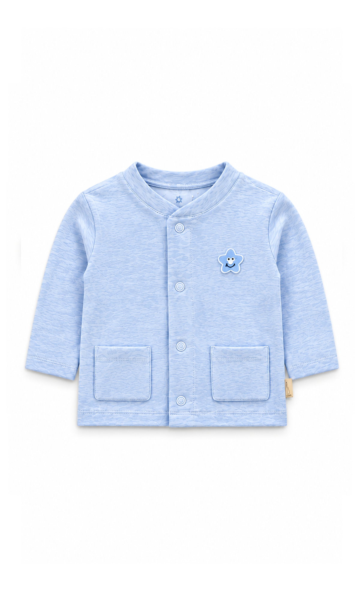 Newborn Baby Gift Set Light Blue Star Print