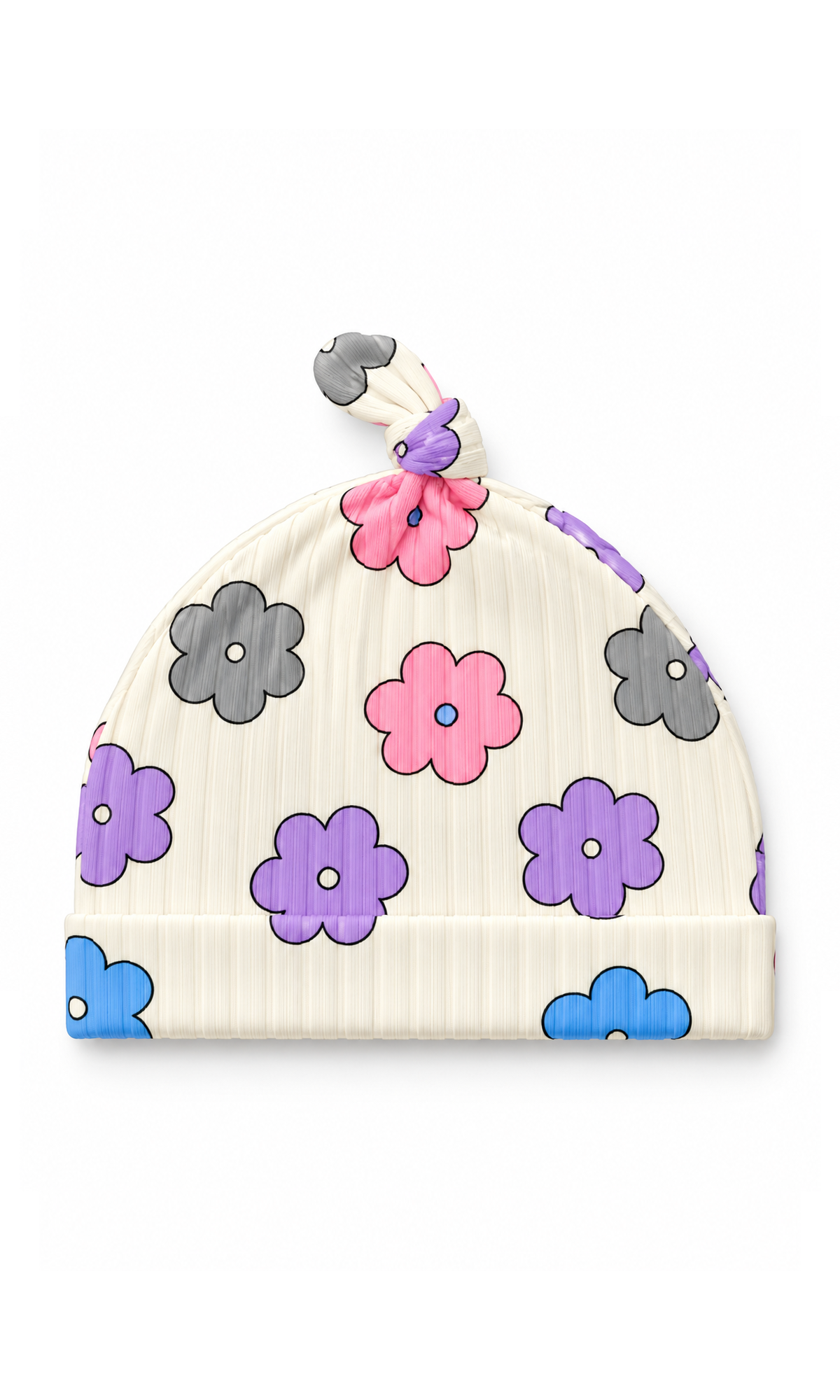 Newborn Baby Gift Set Cream Multicolour Flower Print