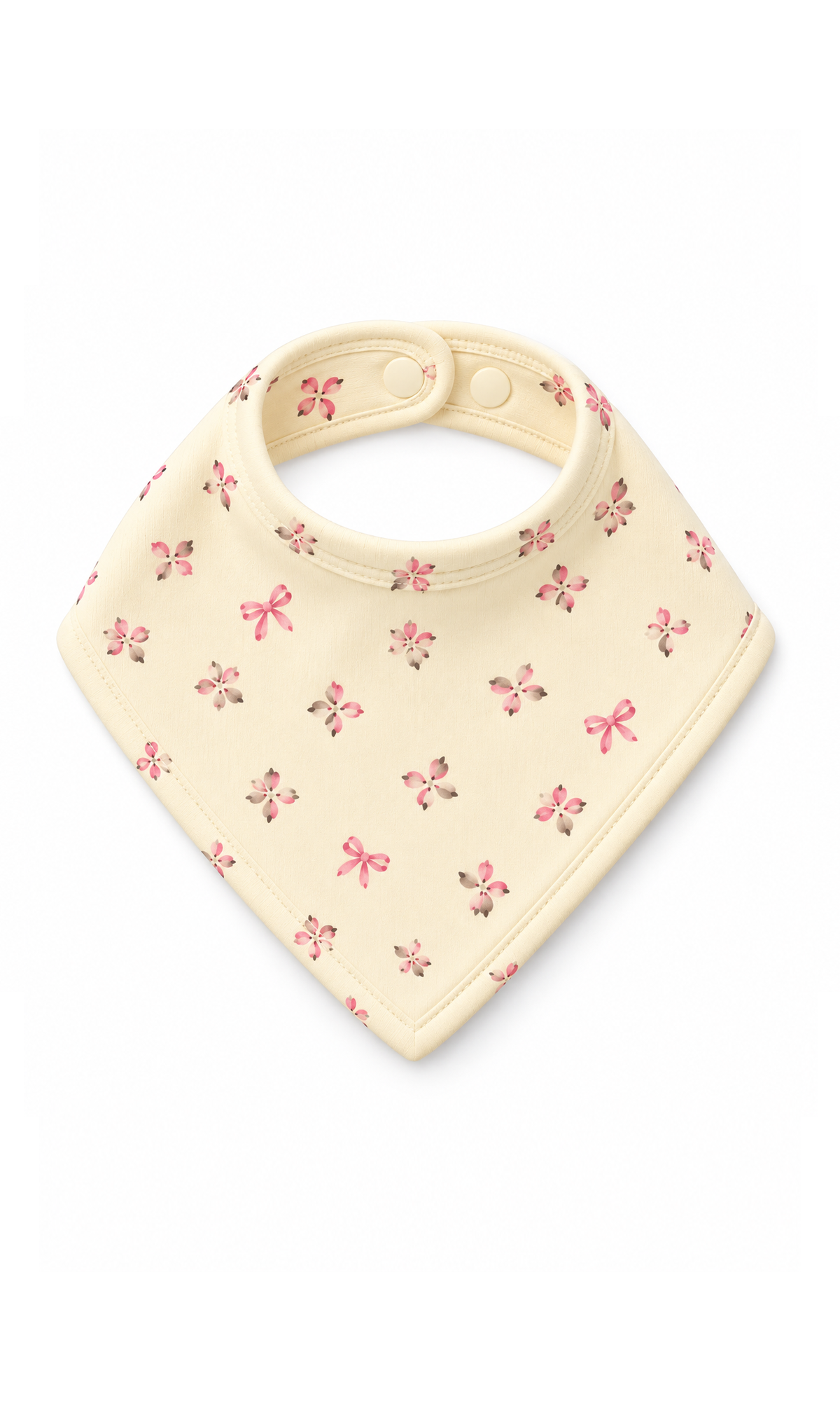 Newborn Baby Gift Set Cream Floral & Bow Print