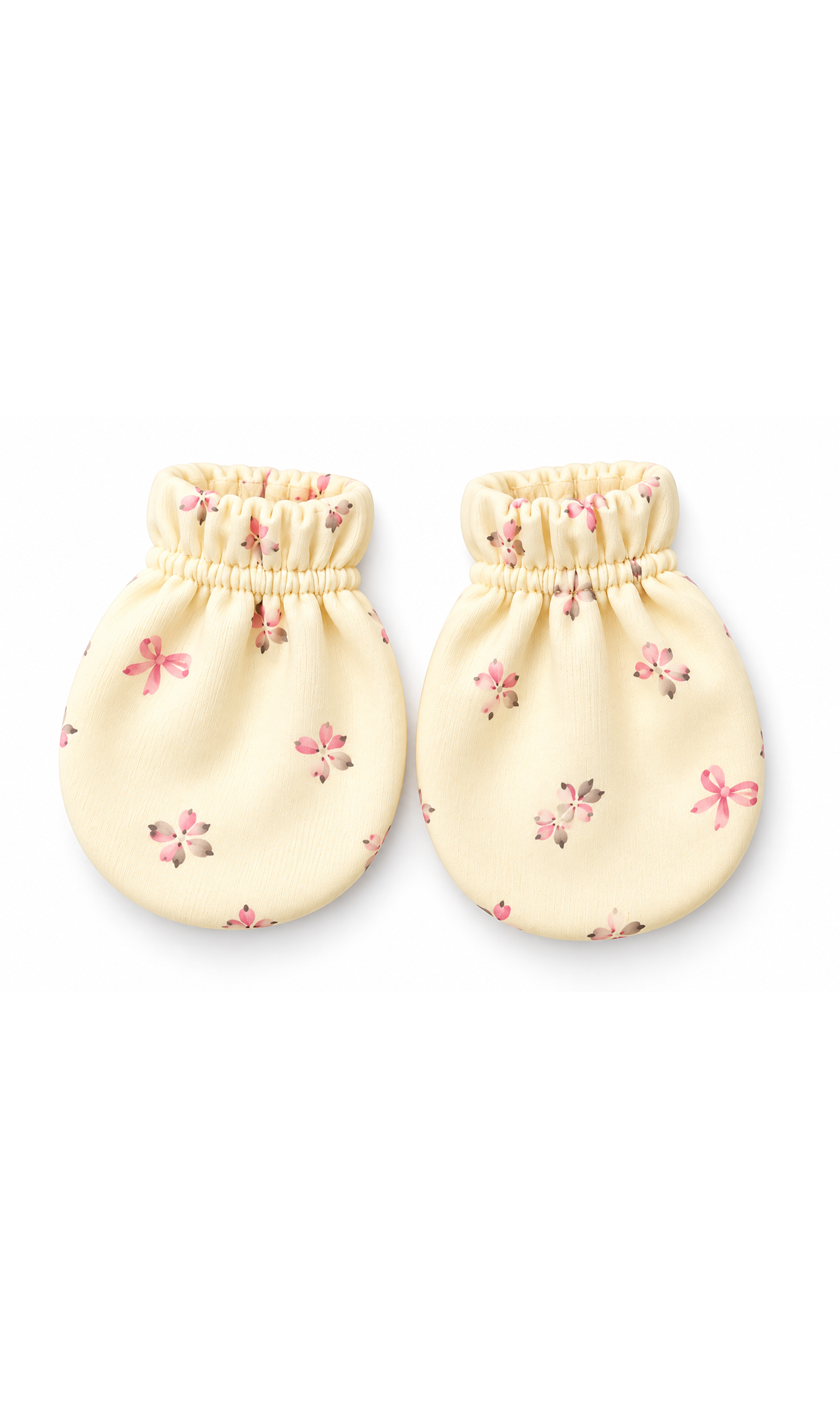 Newborn Baby Gift Set Cream Floral & Bow Print