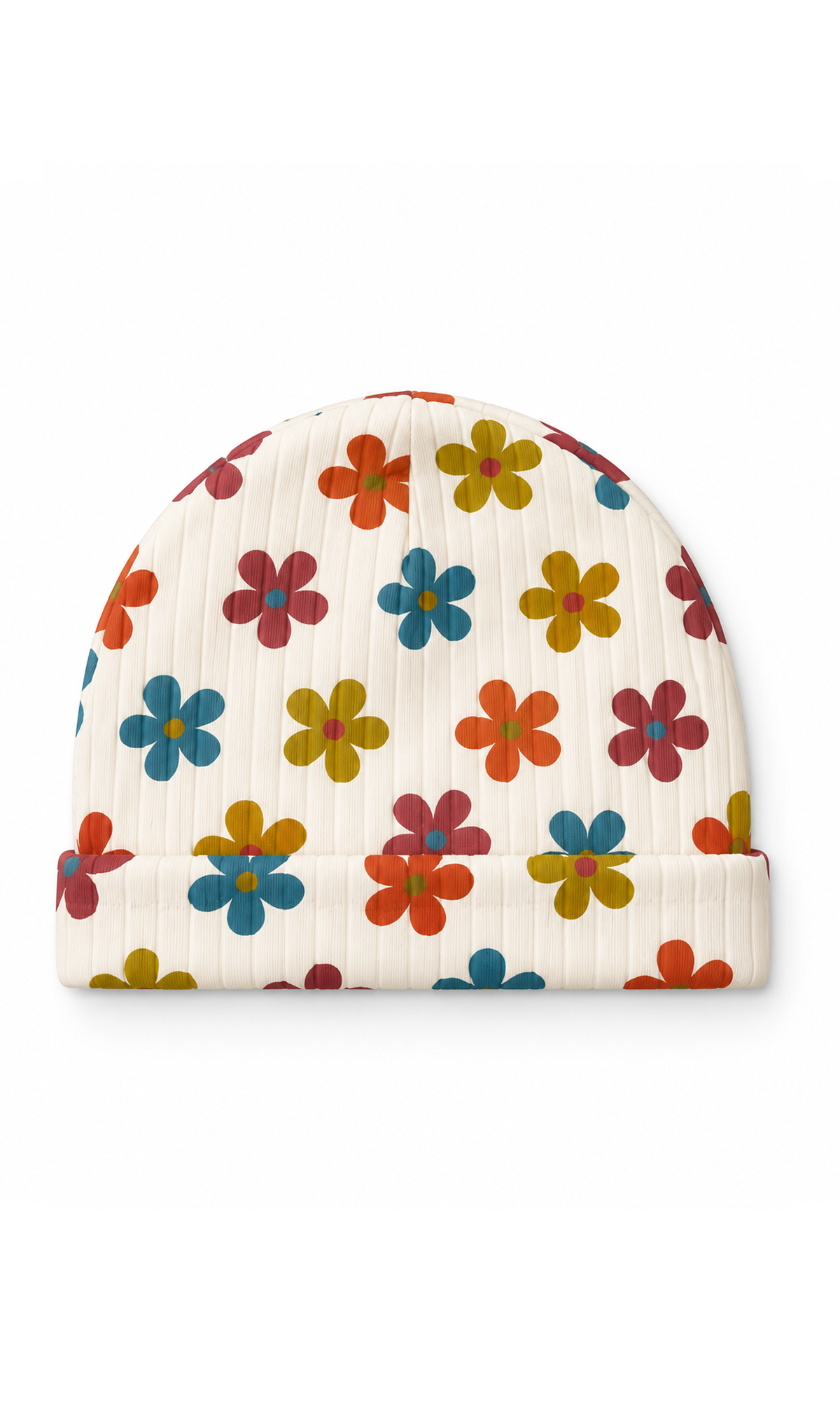 Newborn Baby Gift Set Cream Multicolour Daisy Print