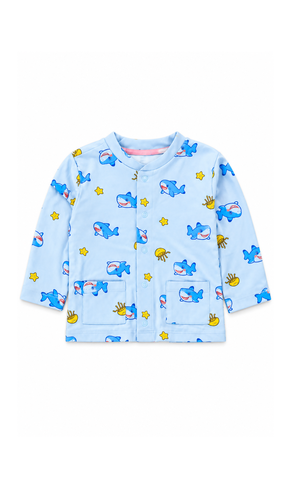 Baby Shark 2-Piece Night Suit Light Blue