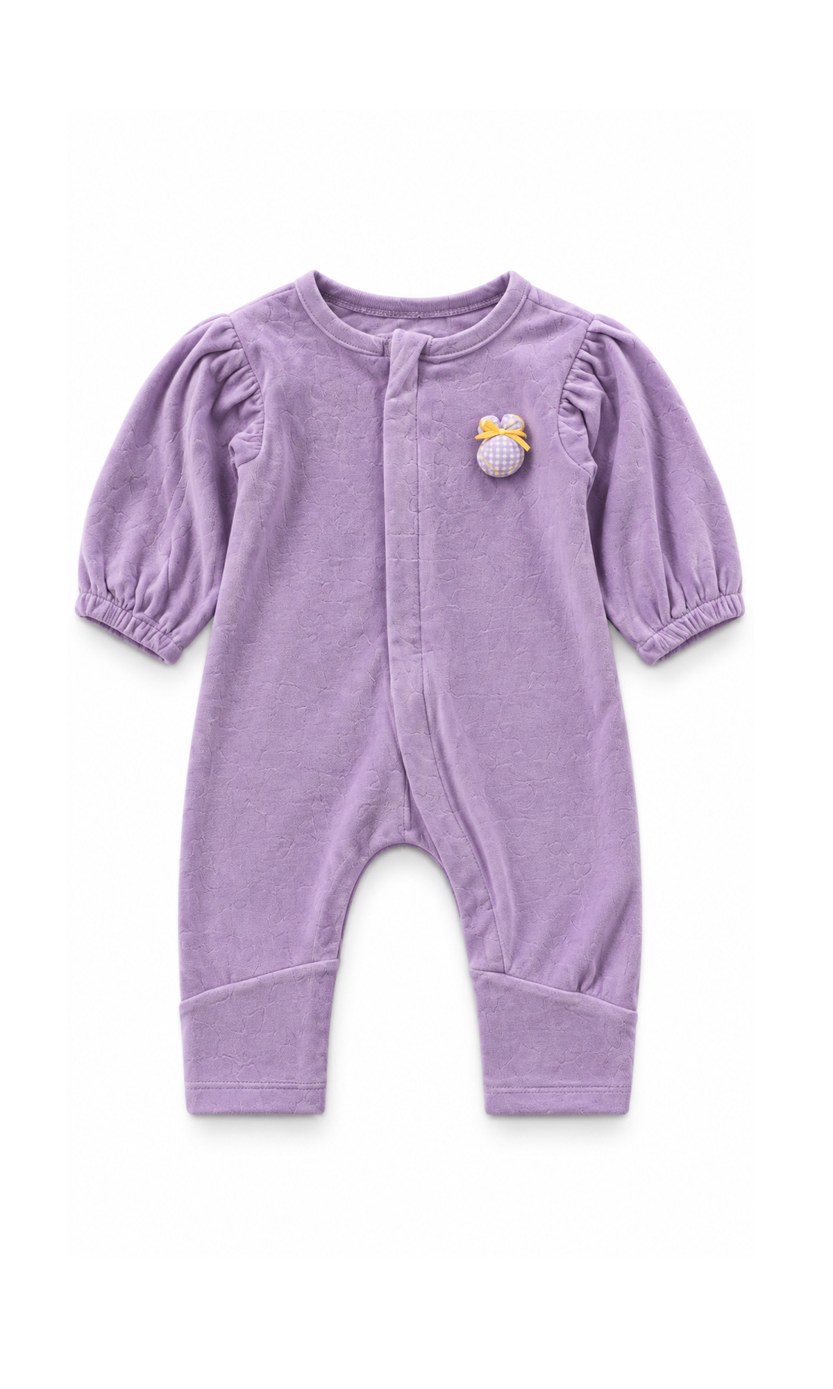Baby Girls Cotton Romper Pack of 2 Green and Purple