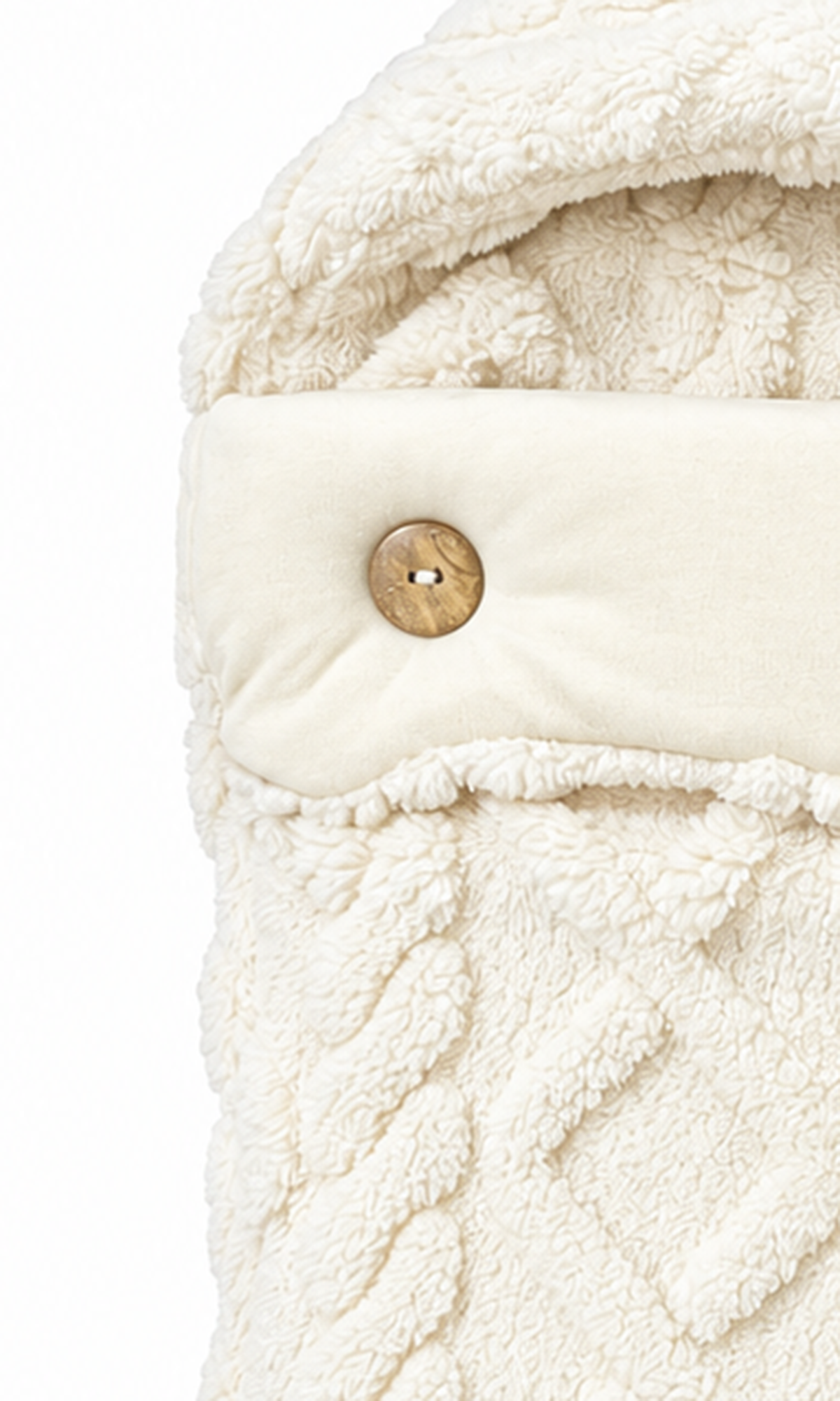 Baby Knitted Carry Nest Cream Cable Knit