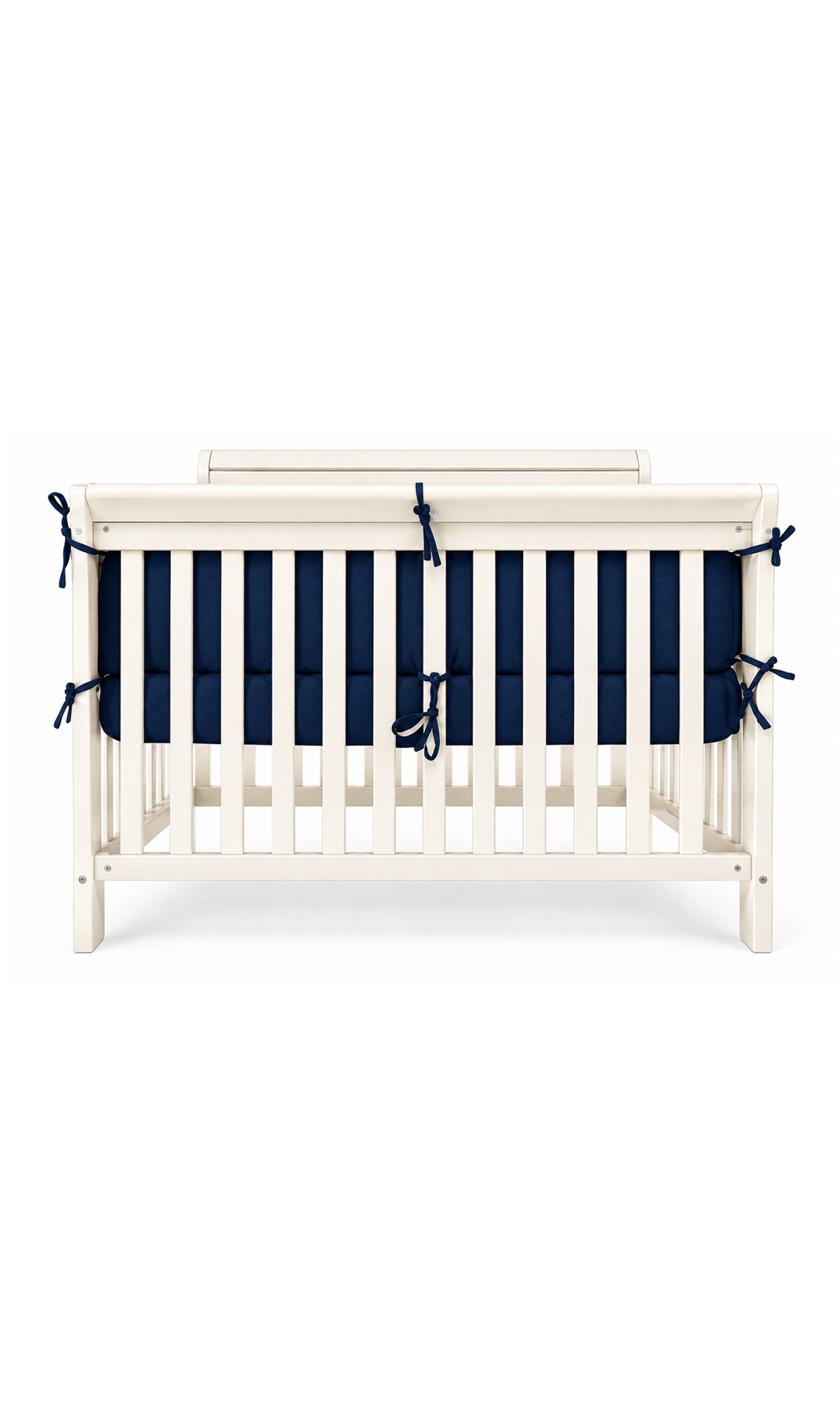 Baby Cot Bedding Set Navy Blue Animal Print