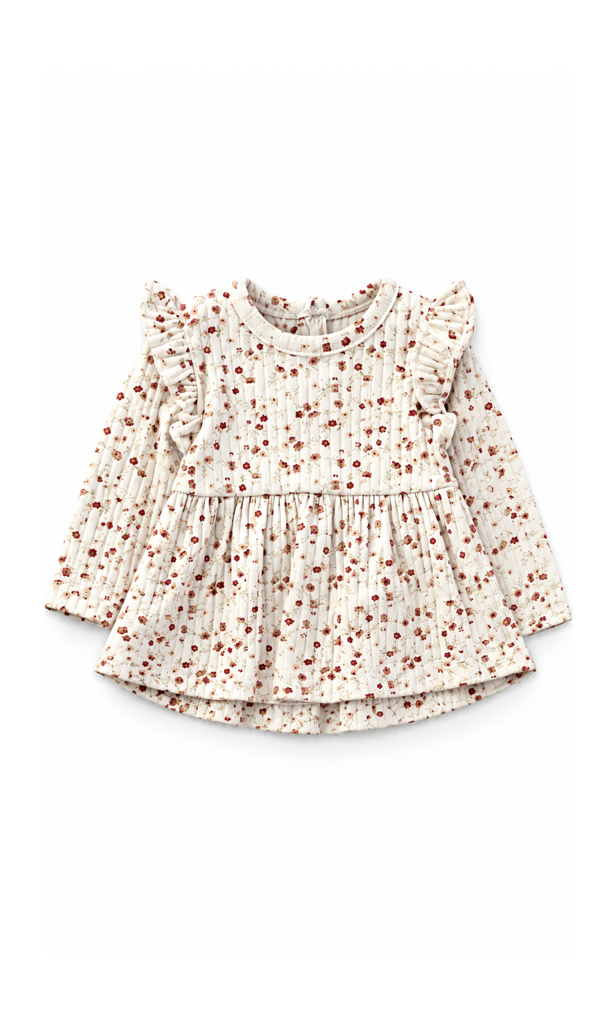 Baby Girls Gift Set Cream Floral Print