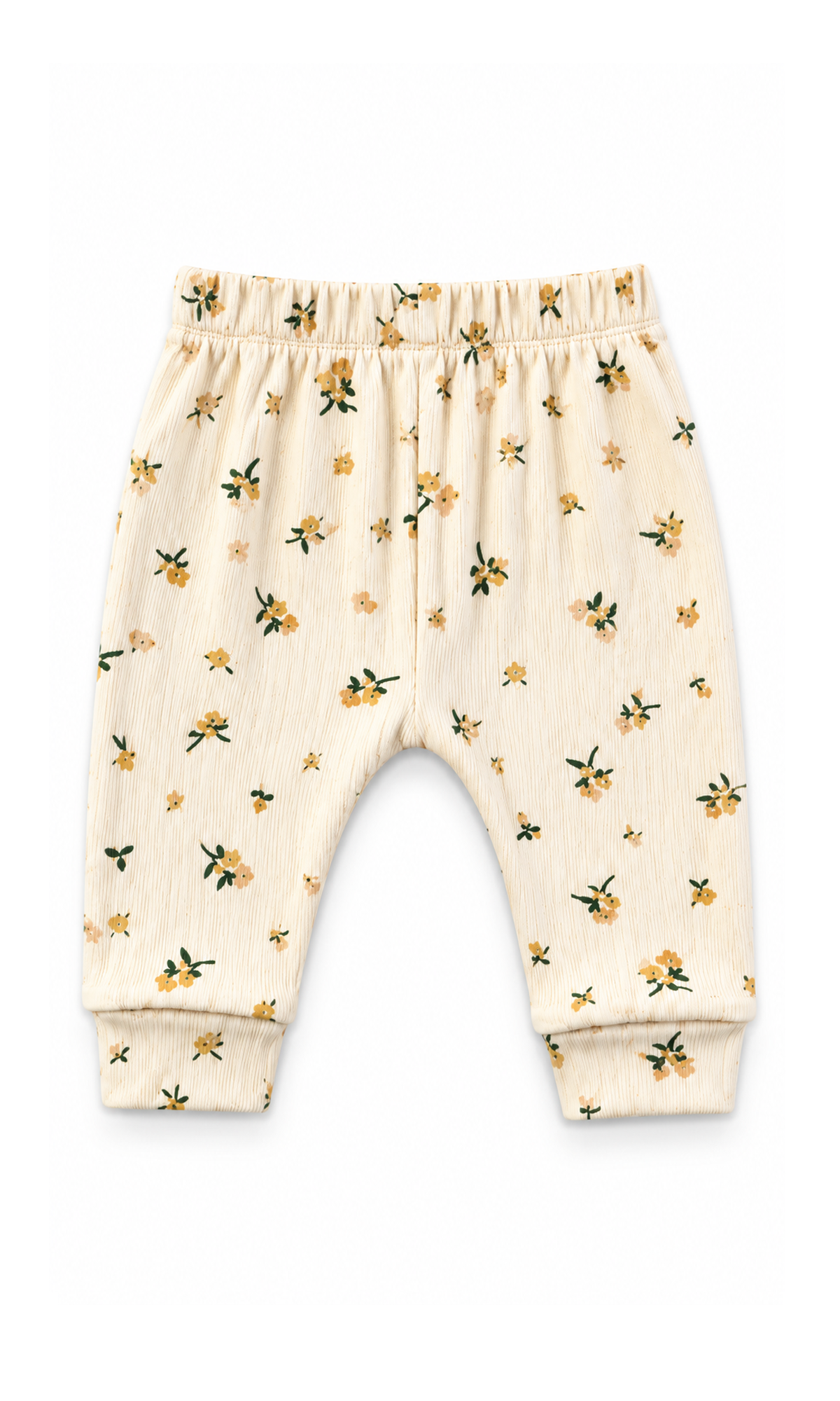 Baby Girls 3-Piece Gift Set Cream Yellow Floral Print