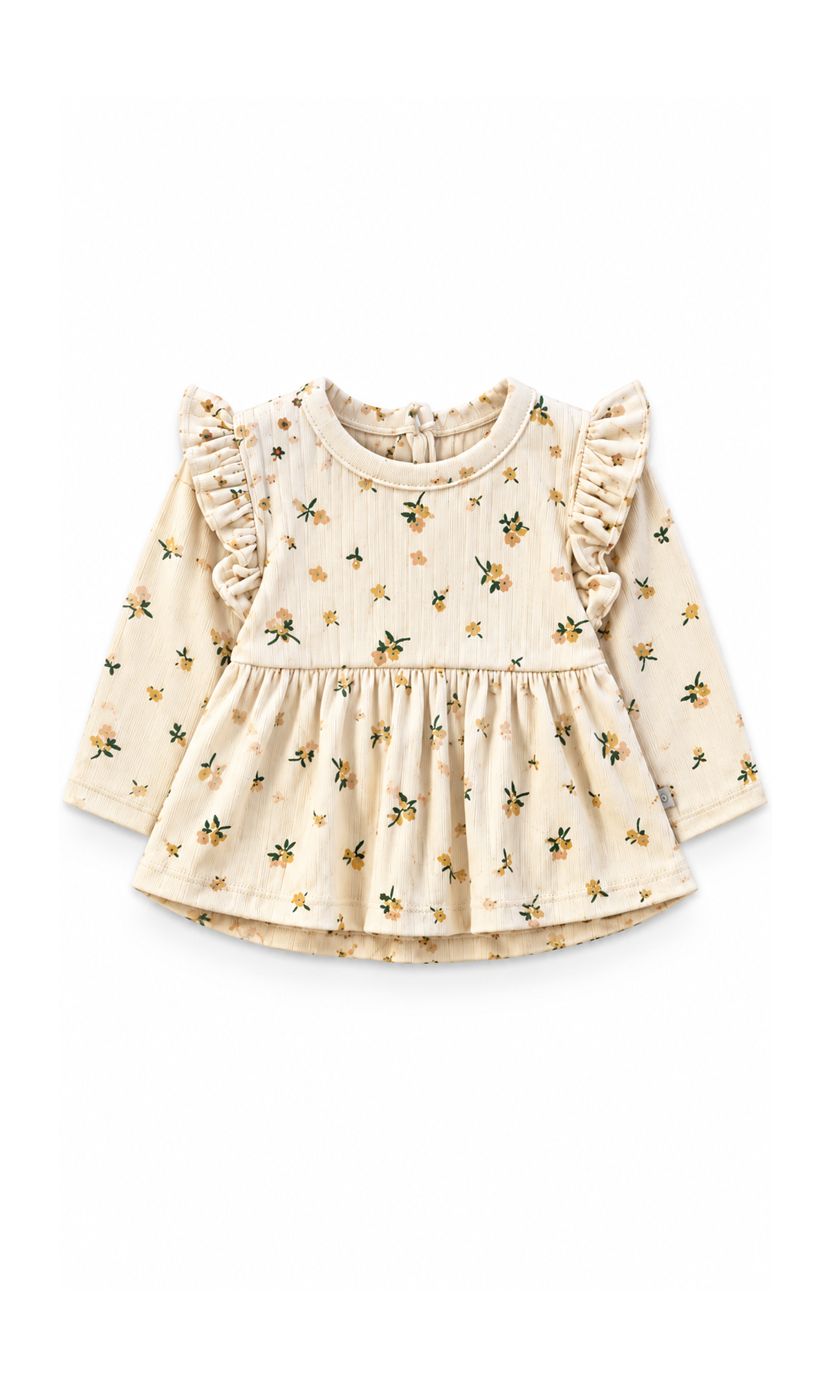 Baby Girls 3-Piece Gift Set Cream Yellow Floral Print