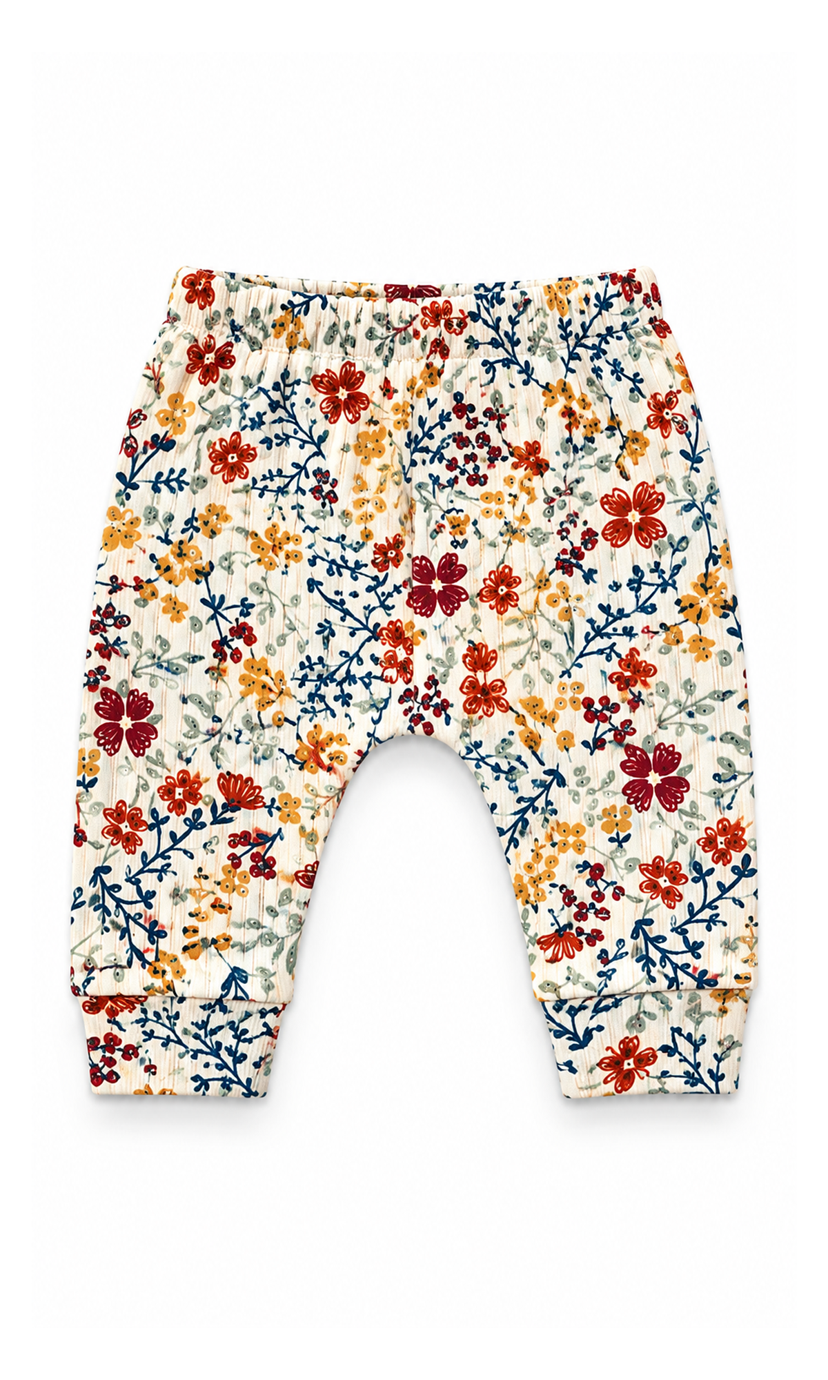 Baby Girls 3-Piece Gift Set Cream Multicolour Floral Print