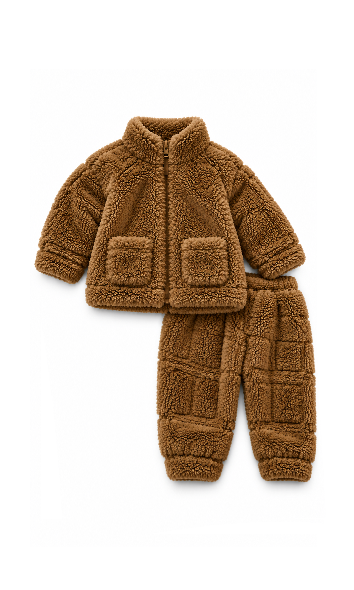 Baby Teddy 2-Piece Winter Set Brown
