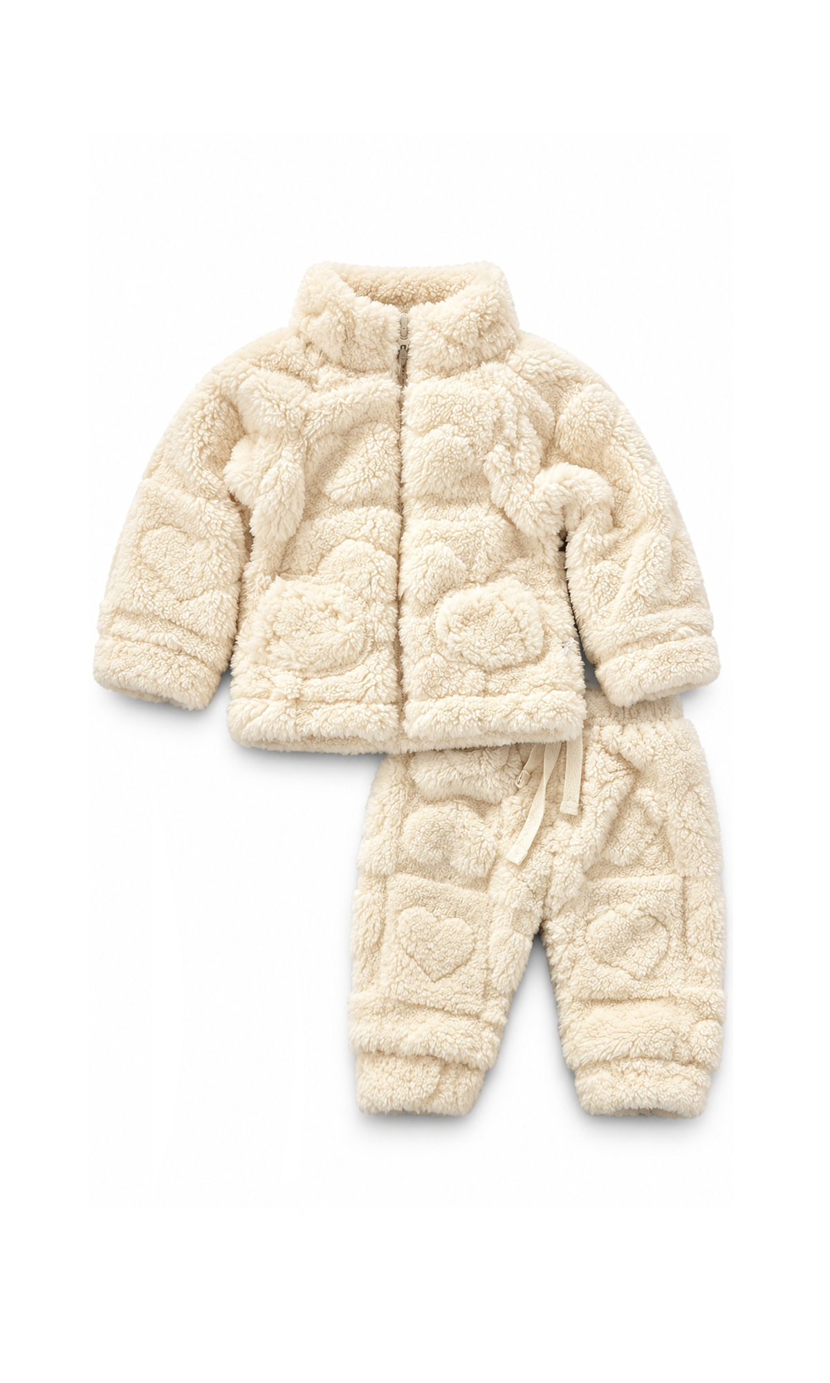 Baby Teddy 2-Piece Winter Set Off White