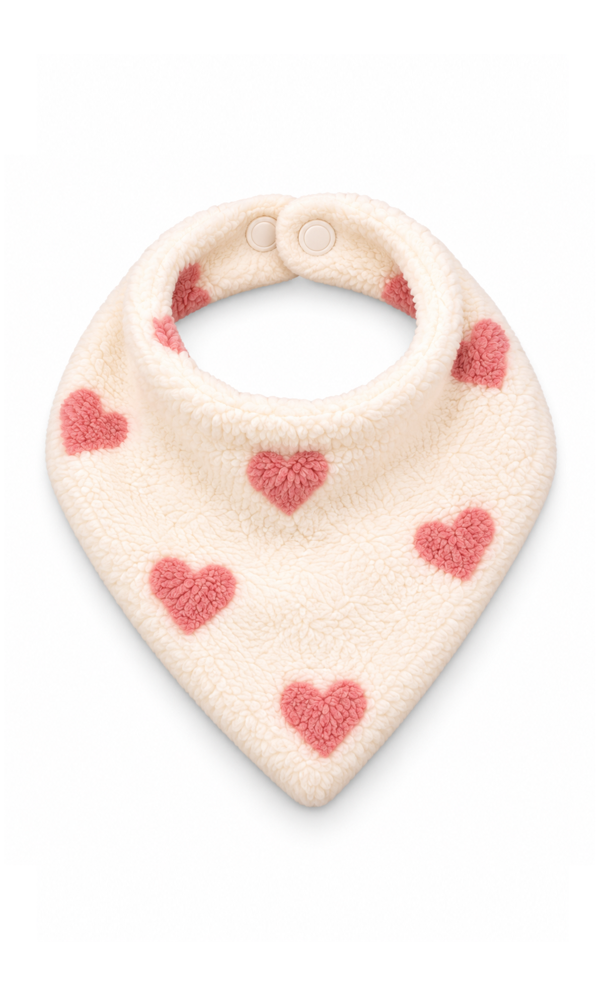 Baby 6-Piece Gift Set Pink and Cream Heart Print