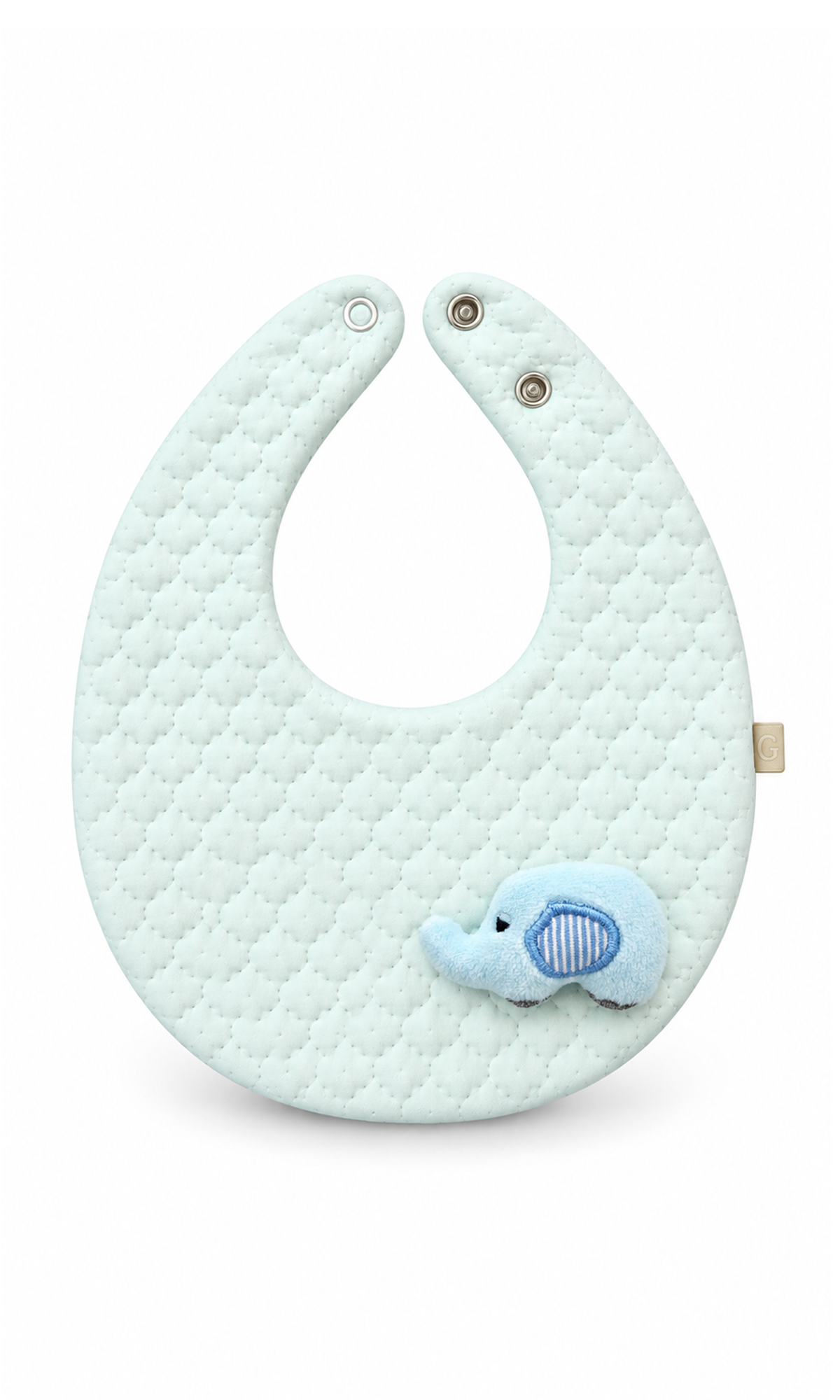 Newborn Baby 6-Piece Gift Set Mint Green Elephant Embroidered