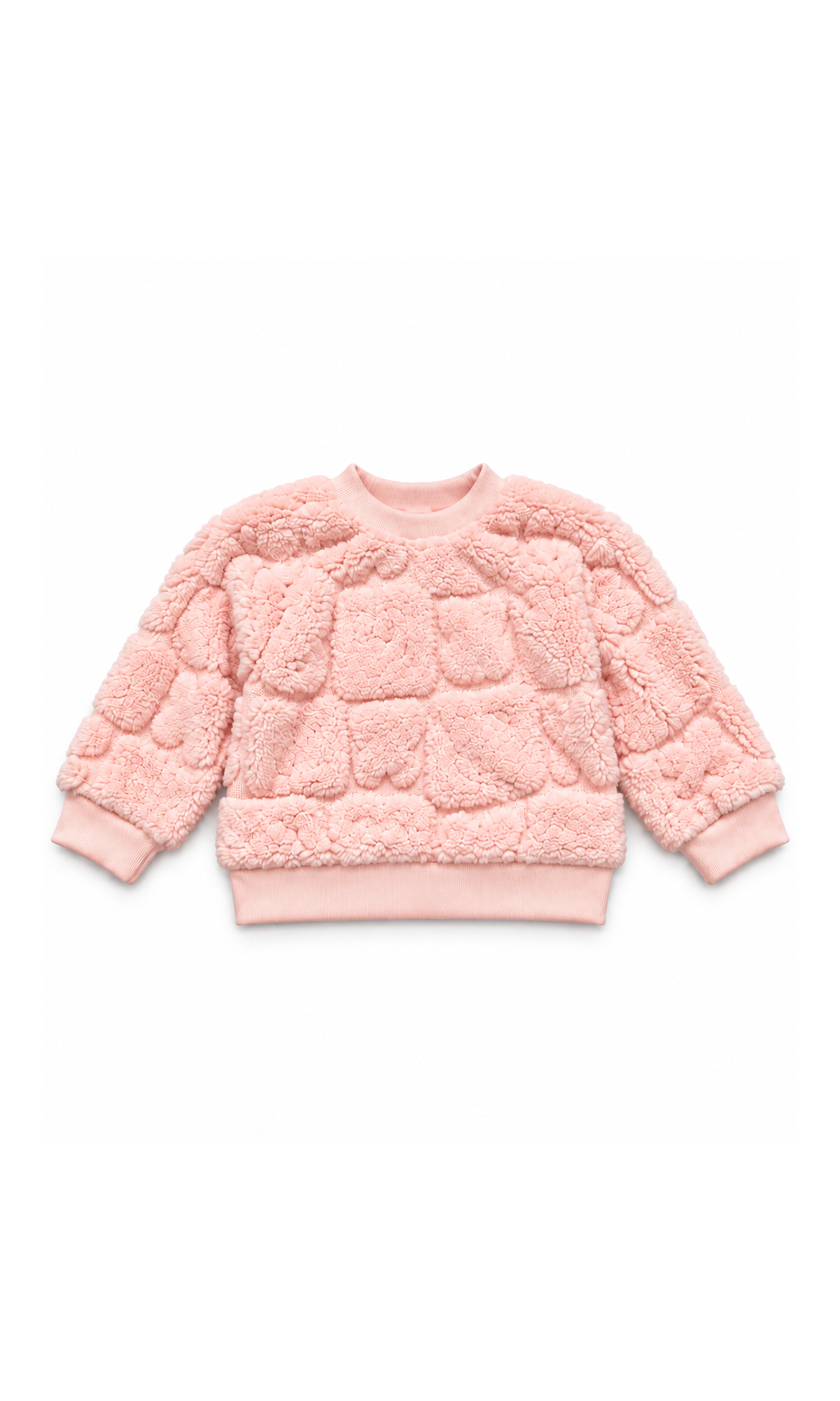 Baby Girls 3 Piece Teddy Fur Winter Suit with Crossbody Bag – Pink