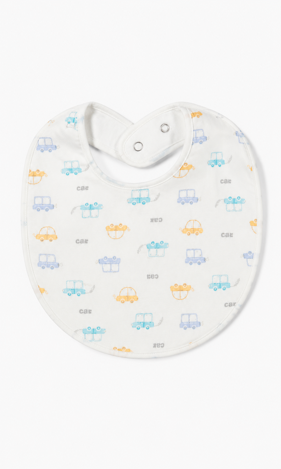 Baby Newborn Gift Set 6 Piece White Blue Cars Print