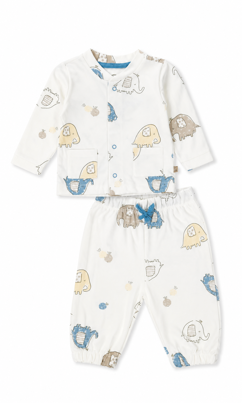 Baby Night Suit Elephant Print