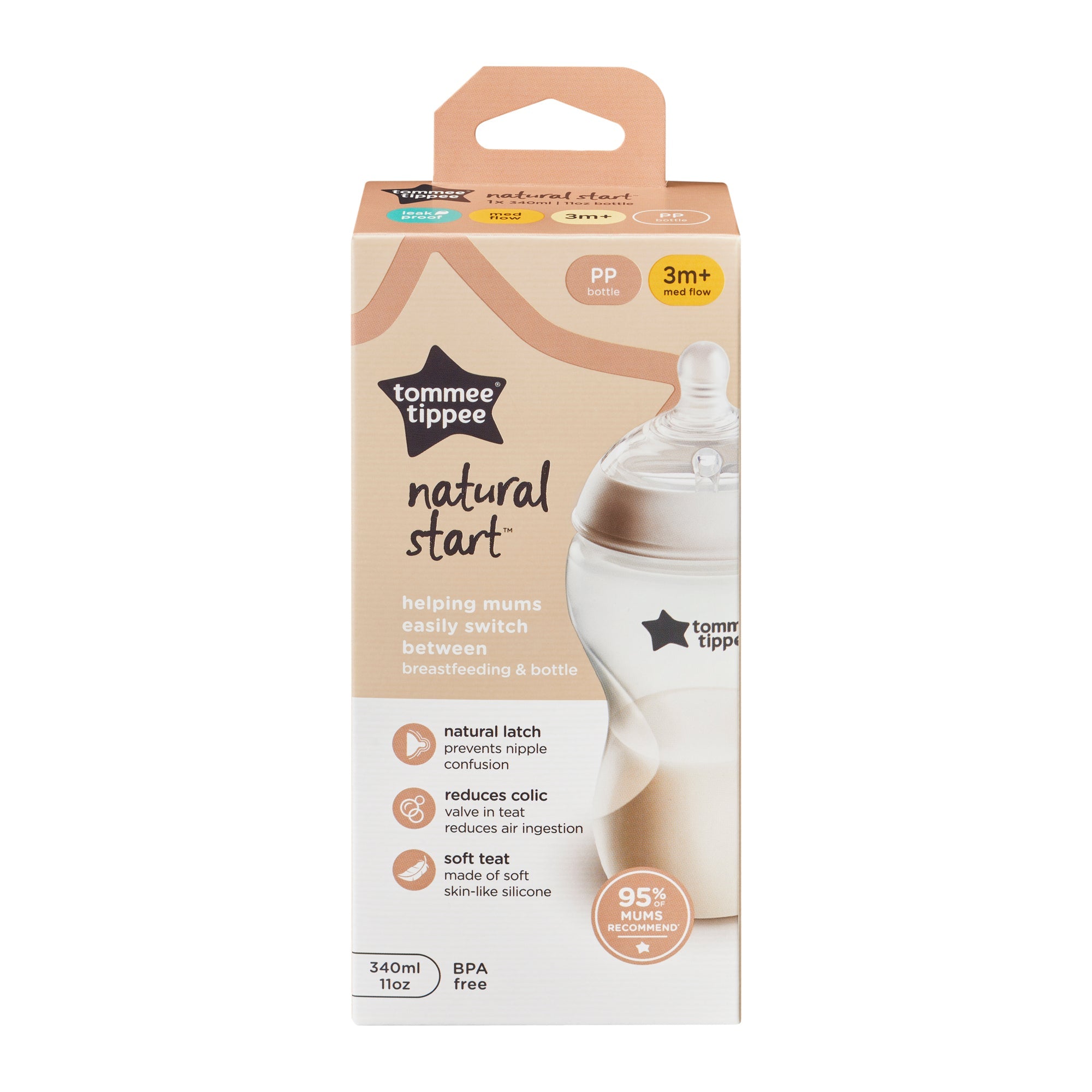 Natural Start Bottle Tommee Tippee 340ML - 423913